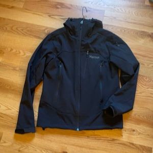 Men’s Marmot black rain jacket